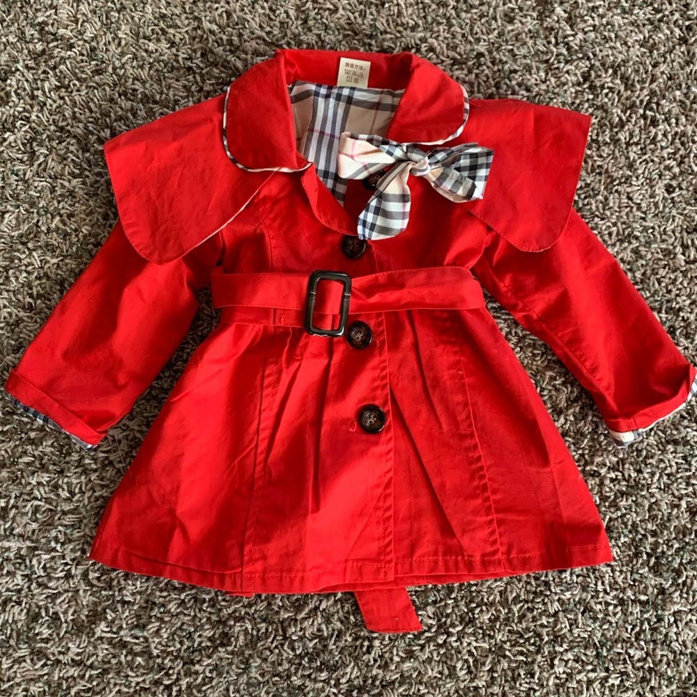 Red Boutique Pea Coat/ Jacket Never Worn